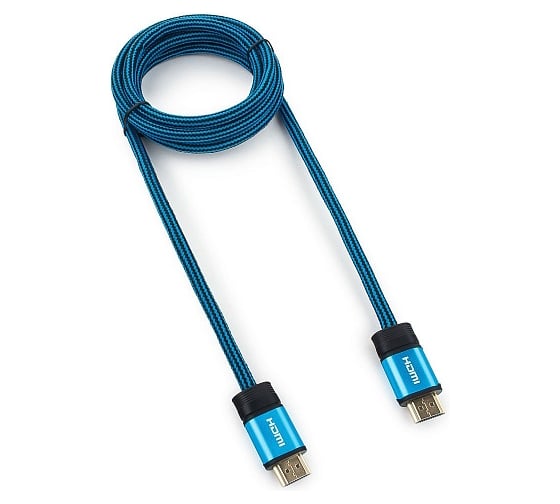 Кабель Cablexpert HDMI 1.8 м, v1.4 M/M, синий CC-G-HDMI01-1.8M 1