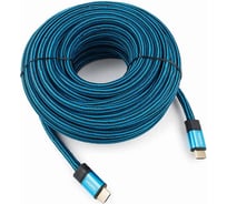 Кабель Cablexpert HDMI 15 м, v1.4 M/M, синий, CC-G-HDMI01-15M