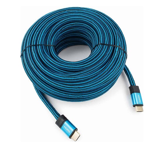 Кабель Cablexpert HDMI 15 м, v1.4 M/M, синий, CC-G-HDMI01-15M 1