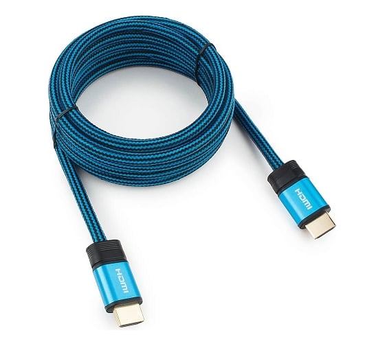 Кабель Cablexpert HDMI, 3 м, v1.4 M/M, синий CC-G-HDMI01-3M
