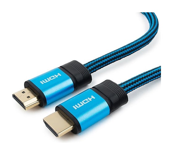 Кабель Cablexpert HDMI, 3 м, v1.4 M/M, синий CC-G-HDMI01-3M