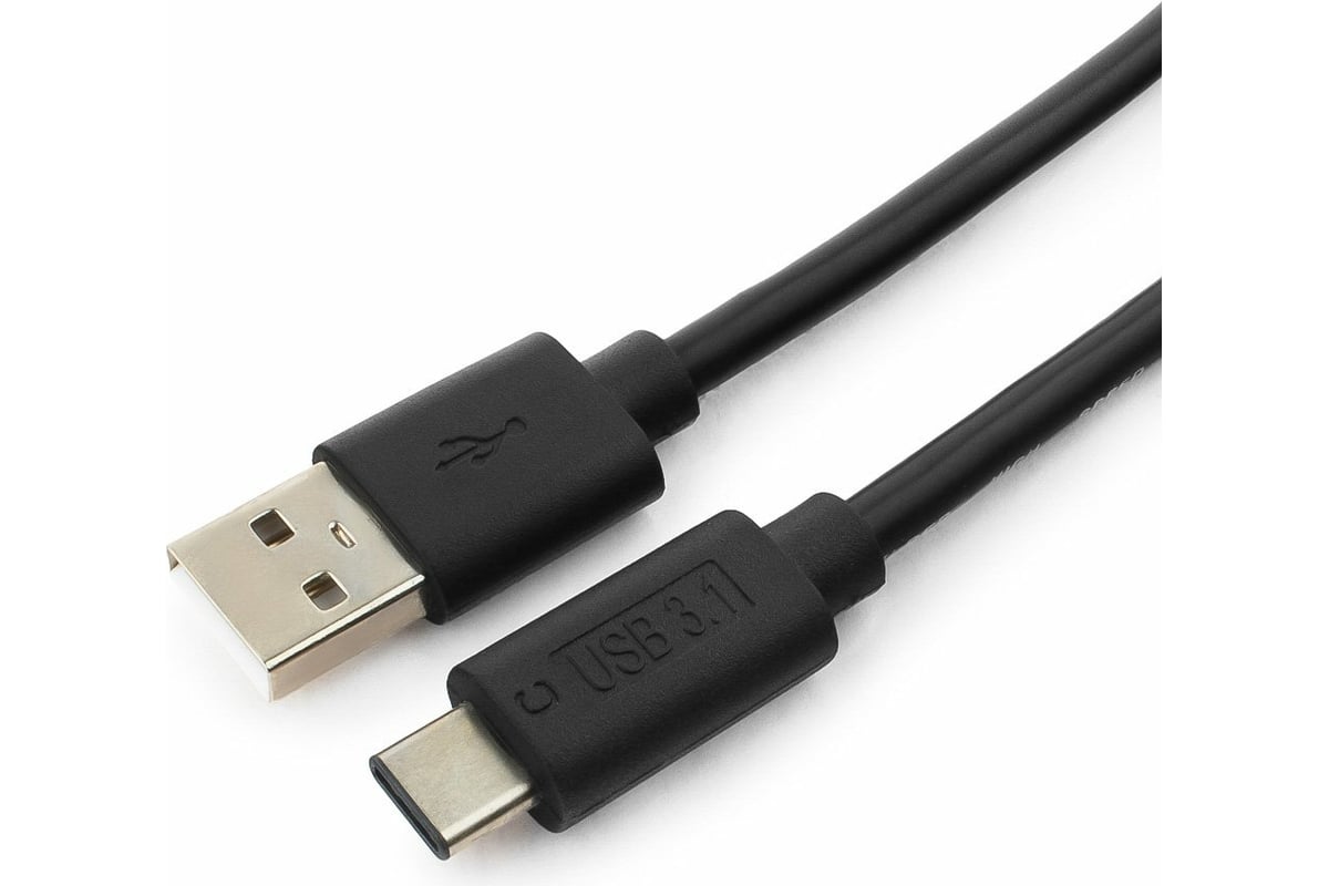 Кабель USB Cablexpert, USB2.0 AM/USB Type-C, 1.8м, пакет CCP-USB2-AMCM-6 -  выгодная цена, отзывы, характеристики, фото - купить в Москве и РФ