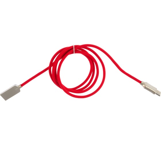 Кабель USB 2.0 Cablexpert, AM/Type-C, длина 1м, красный CC-P-USBC02R-1M