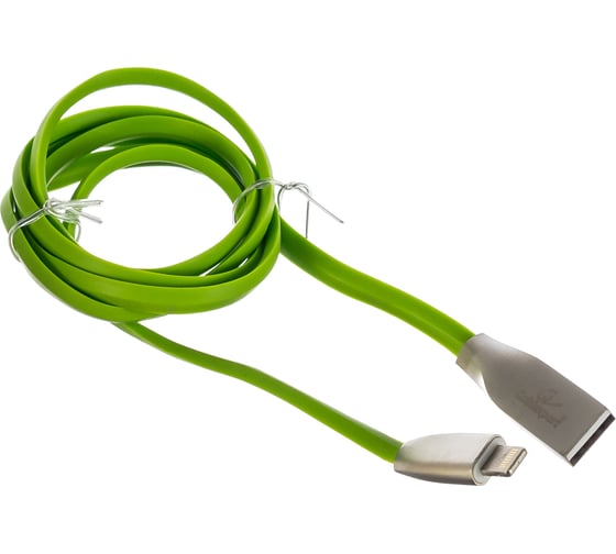 Кабель для Apple Cablexpert AM/Lightning, серия Gold, длина 1м, блистер, зеленый CC-G-APUSB01Gn-1M