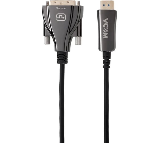 Активный оптический кабель VCOM HDMI M - DVI M 20m D3741D-20.0
