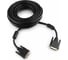 Кабель DVI-D Cablexpert dual link, экранировка, ферритовые кольца, 25M/25M, 10м, пакет, черный CC-DVI2-BK-10M 1