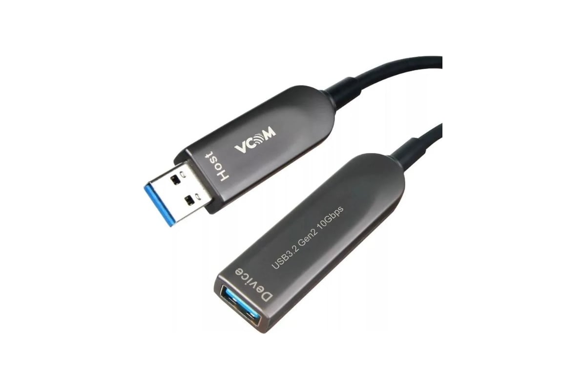 Активный оптический кабель VCOM USB 3.2 Extention AM-AF 20m D3730-20.0