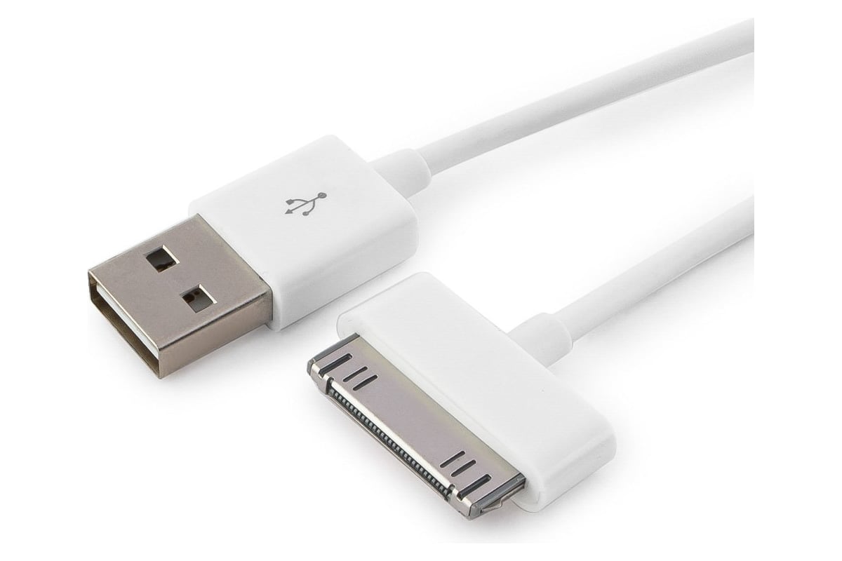 USB кабель Apple 30 pin Gembird CC-USB-AP1MW