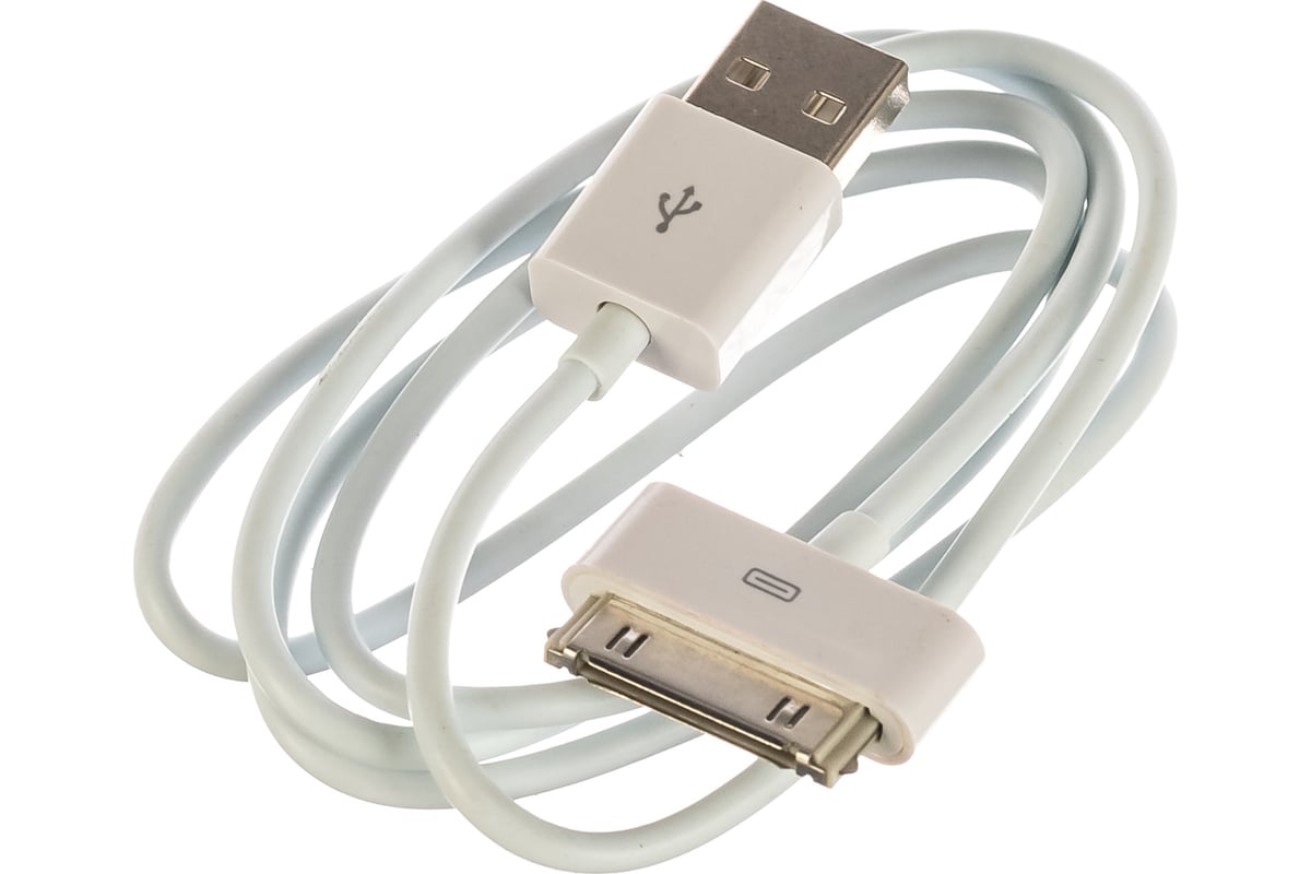 USB кабель Apple 30 pin Gembird CC-USB-AP1MW