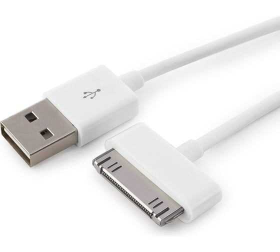 Кабель Cablexpert USB, AM/Apple для iPhone/iPod/iPad, 1м, белый пакет CC-USB-AP1MW