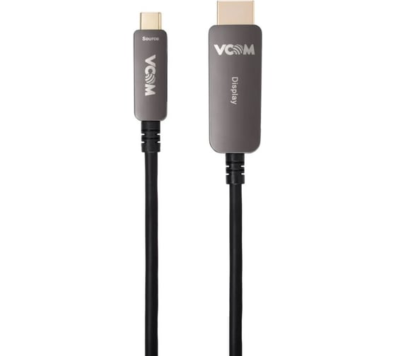 Активный оптический кабель VCOM USB TypeC - HDMI 2.0v 10m D3742CH-10.0