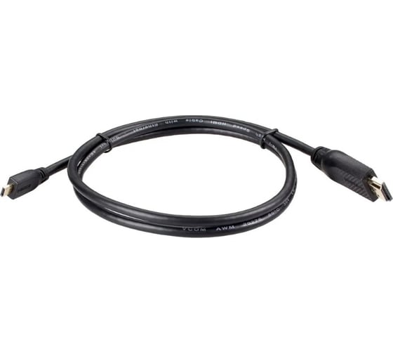 Кабель HDMI 19M - MicroHDMI 19M VCOM ver 2.0 1m медь CG587-1M 1