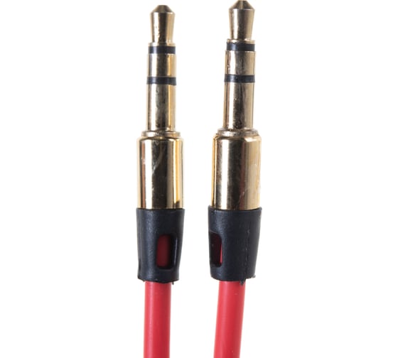 Кабель Cablexpert аудио, Jack 3.5(M)/Jack 3.5(M), Mobile, 1м, красный, коробка CCAB-01-35MM-1MR