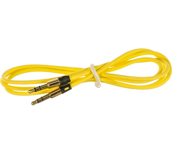 Кабель Cablexpert аудио, Jack 3.5(M)/Jack 3.5(M), Mobile, 1м, желтый, коробка CCAB-01-35MM-1MY