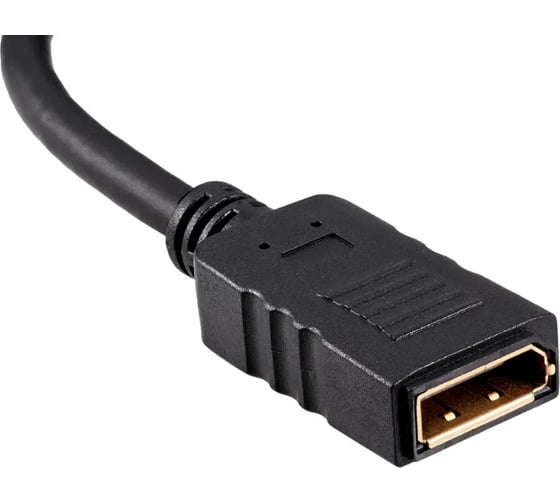 Кабель-переходник VCOM HDMI M +USB - DisplayPort F 0.15m 4K 60Hz CG599E-0.15M