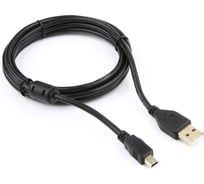 Кабель Cablexpert USB 2.0 Pro AM/miniBM 5P 1.8 м экран черный CCF-USB2-AM5P-6