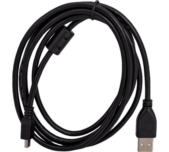 Кабель Cablexpert USB 2.0 Pro AM/miniBM 5P 1.8 м экран черный CCF-USB2-AM5P-6