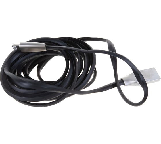 Кабель для Apple Cablexpert AM/Lightning, серия Gold, длина 3м, блистер, черный CC-G-APUSB01Bk-3M