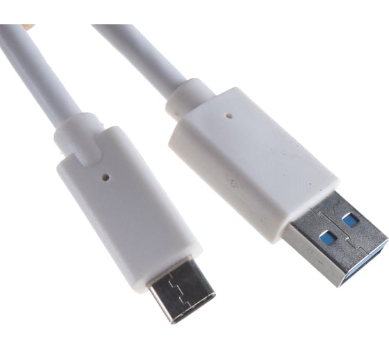 Кабель USB Cablexpert USB 3.0 AM/USB Type-C 1м белый пакет CCP-USB3-AMCM-1M-W