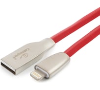 Кабель для Apple Cablexpert AM/Lightning, серия Gold, длина 1м, блистер, красный CC-G-APUSB01R-1M