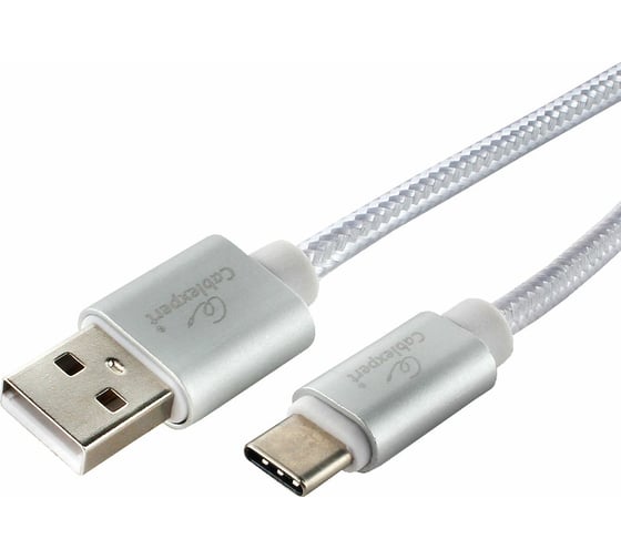 Кабель Cablexpert USB 2.0 AM/TypeC длина 1.8 м серебристый CC-U-USBC01S-1.8M 1