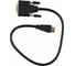 Кабель Cablexpert HDMI-DVI 0.5M 19M/19M single link медь, позол.разъемы, экран, черный CC-HDMI-DVI-0.5М 1