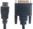 Кабель Cablexpert HDMI-DVI 0.5M 19M/19M single link медь, позол.разъемы, экран, черный CC-HDMI-DVI-0.5М 3