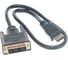 Кабель Cablexpert HDMI-DVI 0.5M 19M/19M single link медь, позол.разъемы, экран, черный CC-HDMI-DVI-0.5М 4