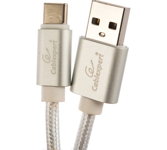 Кабель Cablexpert USB 2.0 AM/TypeC длина 1.8 м серебристый CC-U-USBC02S-1.8M