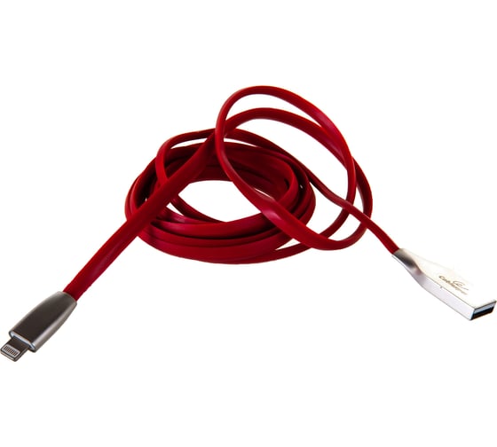 Кабель для Apple Cablexpert AM/Lightning, длина 1.8м, красный CC-G-APUSB01R-1.8M