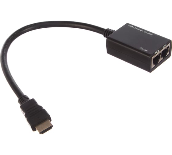 Удлинитель HDMI по витой паре Cablexpert HD19Mx2/RJ45Fx2, до 30м, DEX-HDMI-01 1