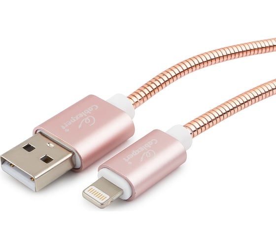 Кабель для Apple Cablexpert AM/Lightning, длина 1.8м, золото CC-G-APUSB02Cu-1.8M