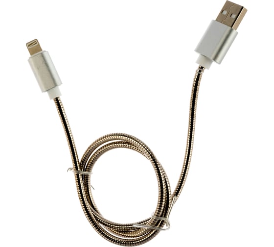Кабель для Apple Cablexpert AM/Lightning, длина 0.5м, серебро CC-G-APUSB02S-0.5M 1