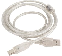 Кабель Cablexpert USB 2.0 Pro AM/BM 2м, экран прозрачный CCF-USB2-AMBM-TR-2M 16205169