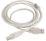 Кабель Cablexpert USB 2.0 Pro AM/BM 2м, экран прозрачный CCF-USB2-AMBM-TR-2M 1