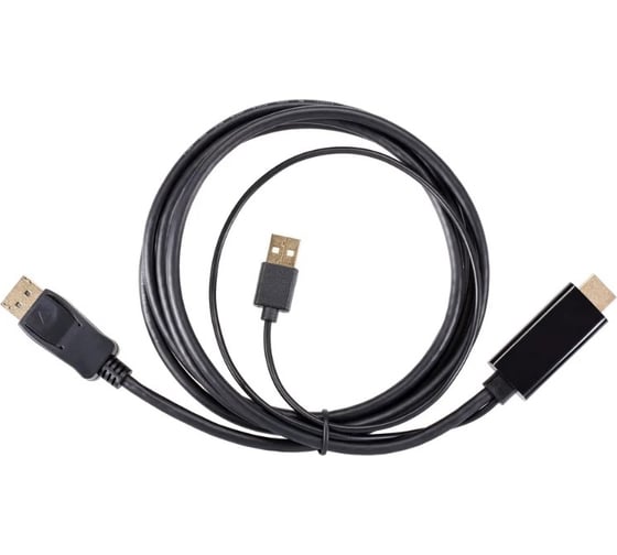 Кабель-переходник VCOM HDMI M +USB - DisplayPort M 4K 60Hz 1.8m CG599AC-1.8M