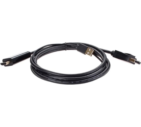 Кабель-переходник VCOM HDMI M +USB - DisplayPort M 4K 60Hz 1.8m CG599AC-1.8M
