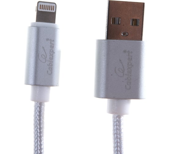 Кабель Cablexpert, для Apple, AM/Lightning, длина 3 м, серебристый, CC-U-APUSB01S-3M