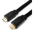 Кабель Cablexpert HDMI v2.0, 19M/19M, 1.8м, медь, позол.разъемы, экран, плоский кабель, черный CC-HDMI4F-6 2