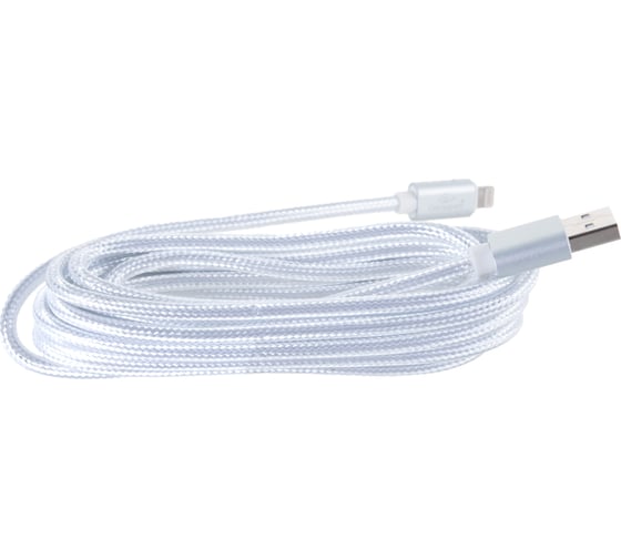 Кабель Cablexpert, для Apple, AM/Lightning, длина 3 м, серебристый, CC-U-APUSB02S-3M