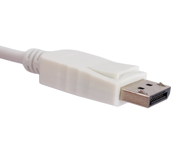 Переходник Cablexpert, DisplayPort - HDMI, 20M/19F, белый, пакет, A-DPM-HDMIF-002-W