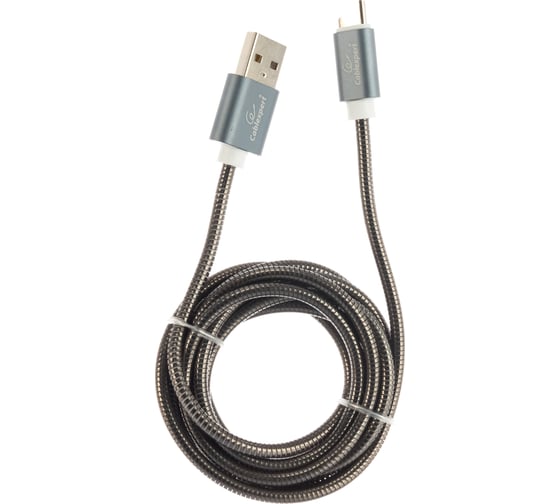 Кабель для Apple Cablexpert, AM/Lightning, длина 1.8 м, титан, CC-G-APUSB02Gy-1.8M