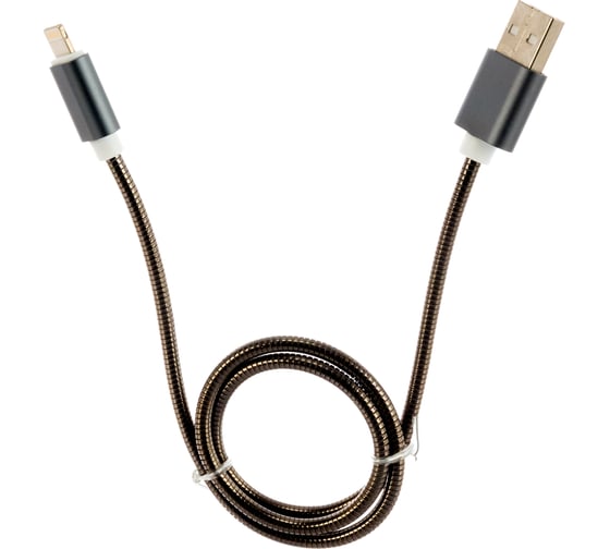 Кабель Cablexpert, для Apple, AM/Lightning, длина 0.5 м, титан, CC-G-APUSB02Gy-0.5M 1