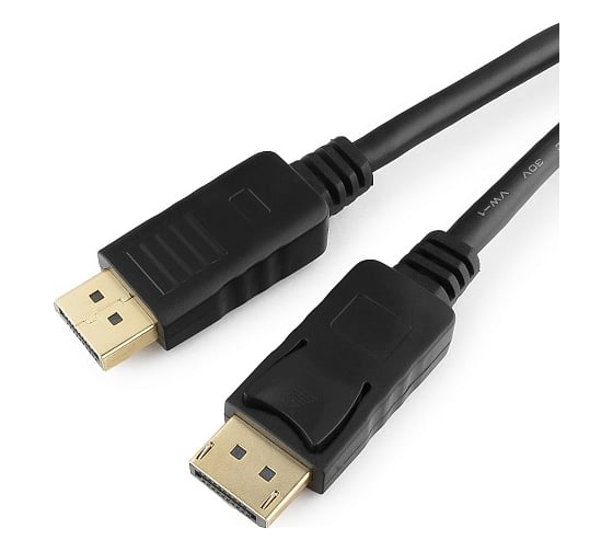 Кабель Cablexpert, DisplayPort, v1.2, 75 м, 20M/20M, черный, экранированный, пакет, CC-DP2-7.5M 1