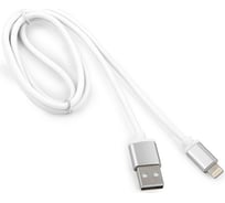 Кабель для Apple Cablexpert, AM/Lightning, серия Silver, длина 1 м, белый, блистер, CC-S-APUSB01W-1M
