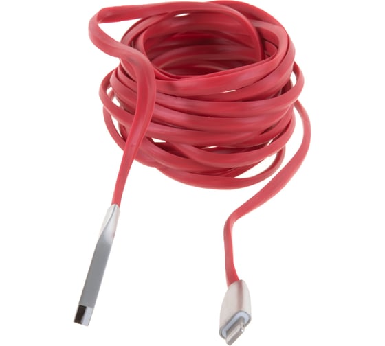 Кабель для Apple Cablexpert, AM/Lightning, серия Gold, длина 3 м, красный, блистер, CC-G-APUSB01R-3M