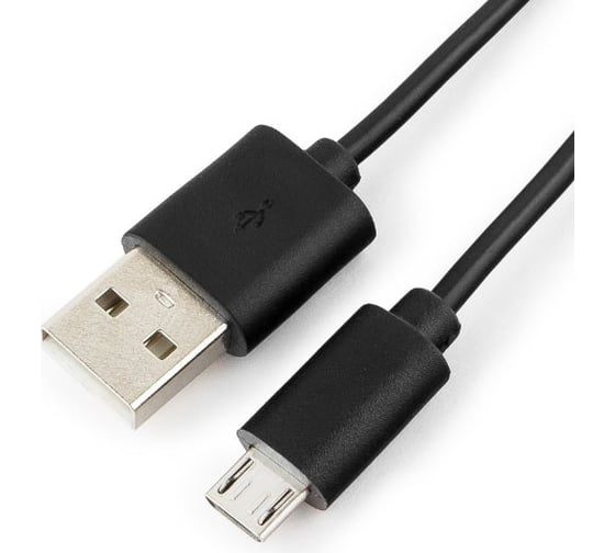 Кабель Cablexpert USB 2.0 AM/microBM 5P, 1.8м, черный, пакет CC-mUSB2-AMBM-6