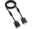 Кабель Cablexpert, DVI-D, dual link, 25M/25M, экран, феррит.кольца, медь, 1.8м, черный, пакет, CC-DVI2-BK-6 1