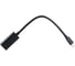 Переходник Cablexpert, miniDisplayPort - HDMI, 20M/19F, кабель 15 см, черный, пакет, A-mDPM-HDMIF-02 2