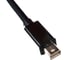 Переходник Cablexpert, miniDisplayPort - HDMI, 20M/19F, кабель 15 см, черный, пакет, A-mDPM-HDMIF-02 3